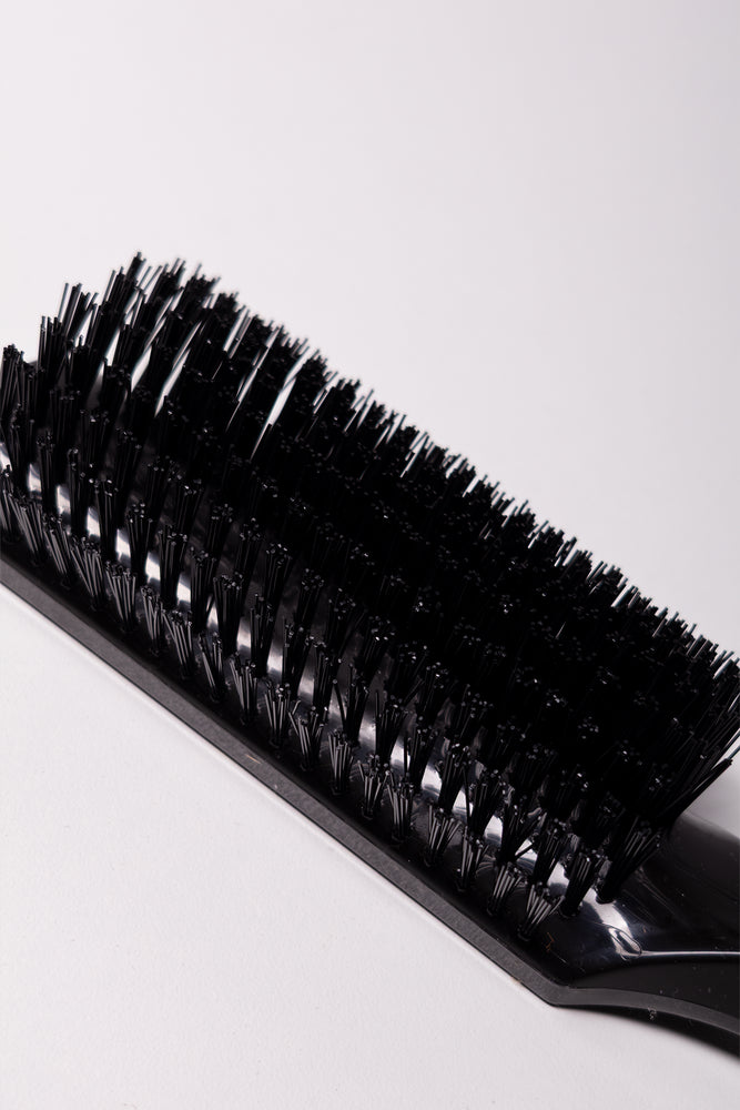 Hair Brush Firm Bristle Black (1)
