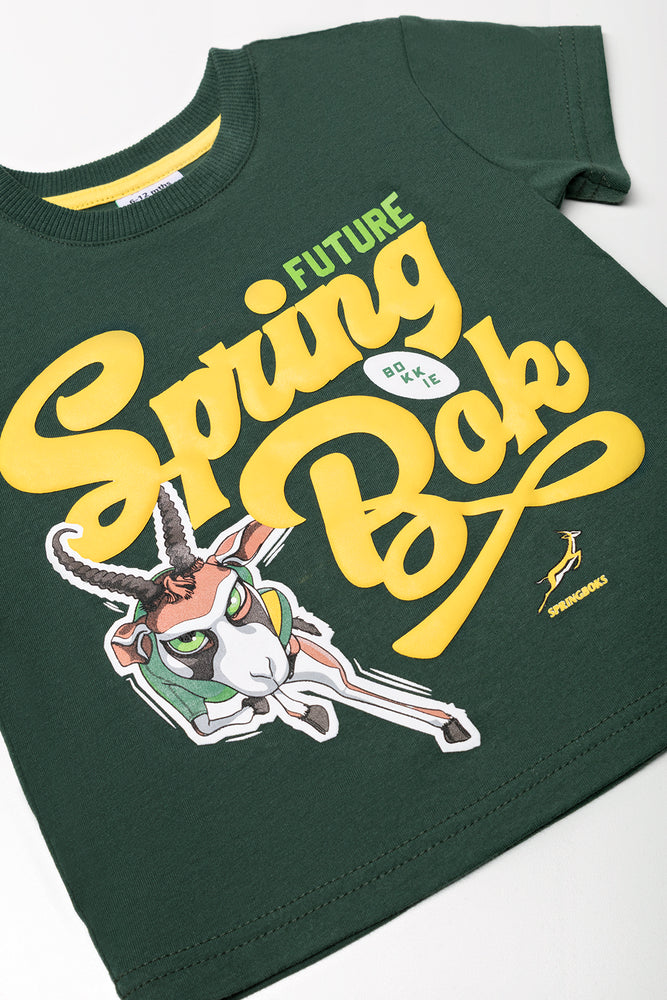 Bokkie Short Sleeve T-Shirt Green (1)
