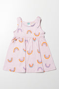 Rainbows Baby Doll Dress Pink
