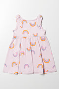 Rainbows Baby Doll Dress Pink (2)
