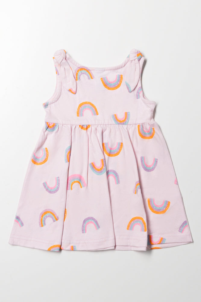 Rainbows Baby Doll Dress Pink (2)