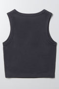 Rib Vests With Bows Black (2)