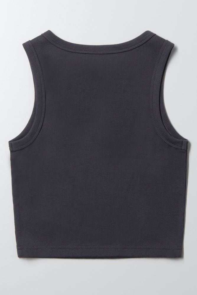 Rib Vests With Bows Black (2)