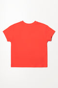 Mickey Mouse Short Sleeve T-Shirt Red (2)