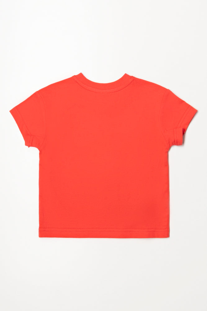 Mickey Mouse Short Sleeve T-Shirt Red (2)