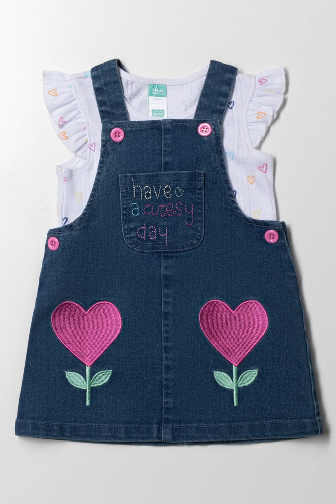 Denim Pinni Set Blue