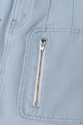 A-Line Denim Skirt Light Blue (1)