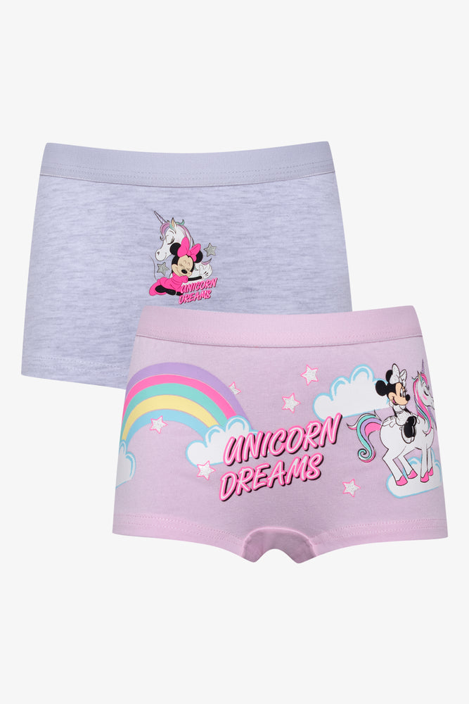 Minnie Mouse 2 Pack Boylegs Pink And Grey
