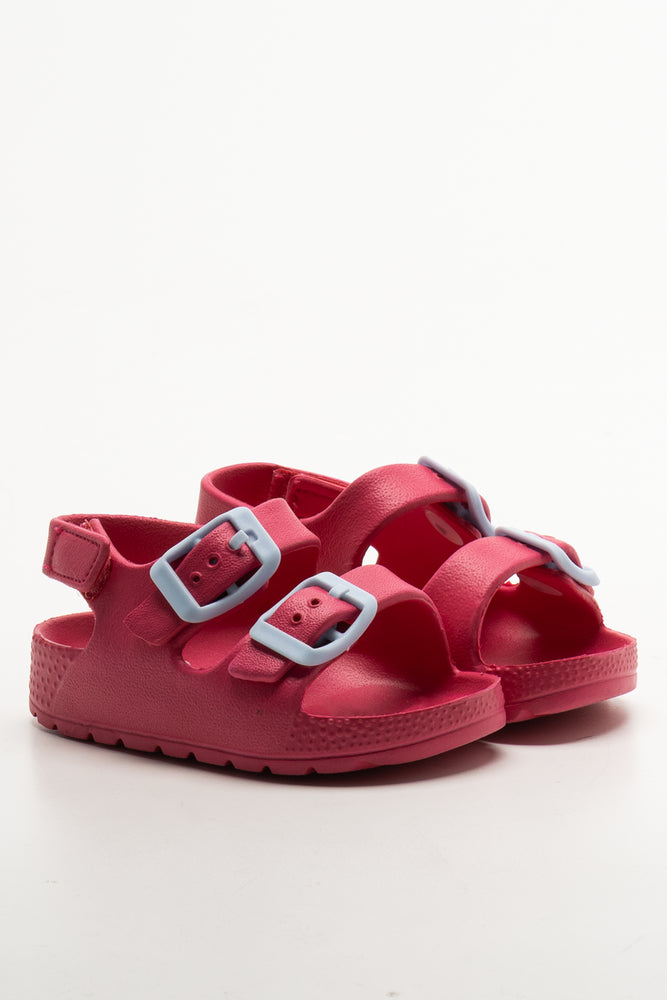 Double Band Sandals Pink