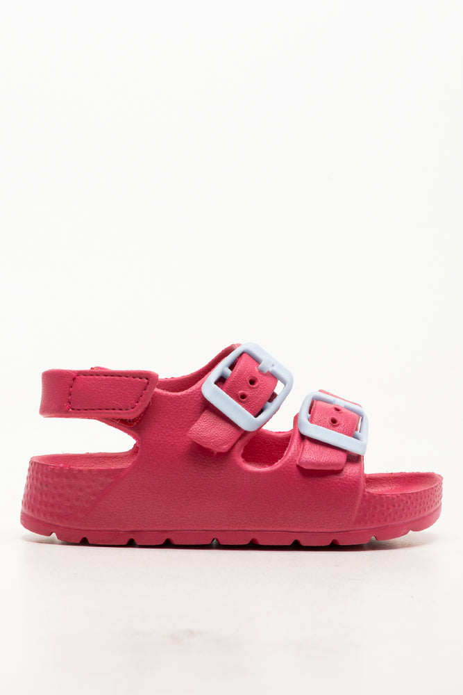 Double Band Sandals Pink