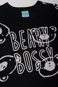 Beary Bossy Romper Black (1)