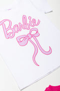 Barbie 3 Pack T-Shirts Black, White And Pink (2)