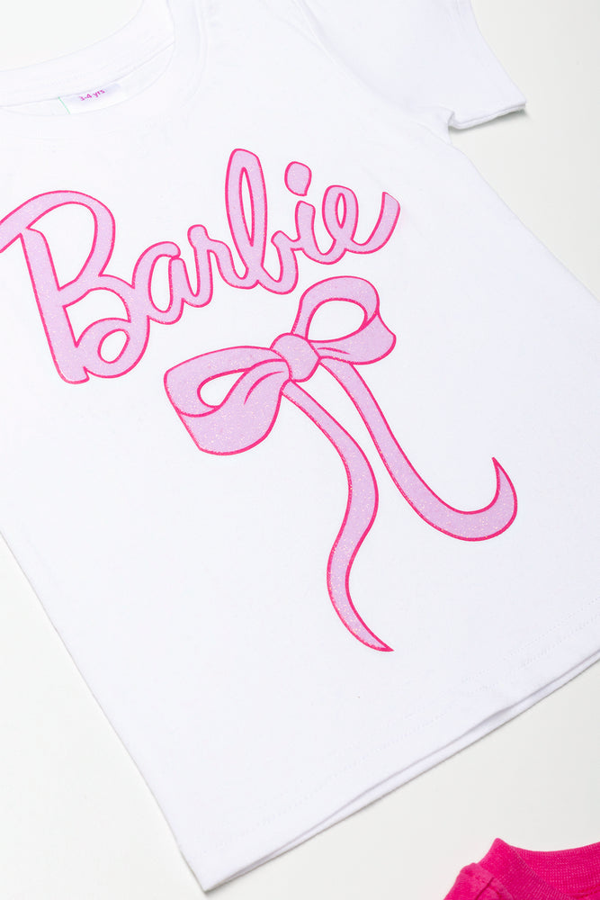 Barbie 3 Pack T-Shirts Black, White And Pink (2)