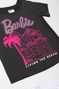 Barbie 3 Pack T-Shirts Black, White And Pink (3)