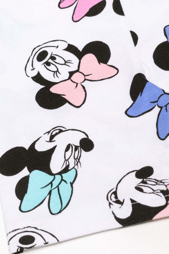 Minnie Mouse 2 Pack Cycling Shorts Pink (2)