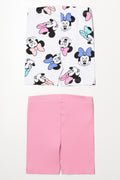 Minnie Mouse 2 Pack Cycling Shorts Pink (3)
