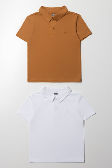 2 Pack Golfers White And Natural