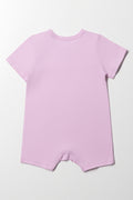 Dinosaur Romper Lilac (2)