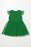 Bokkie Tulle Dress Green (2)