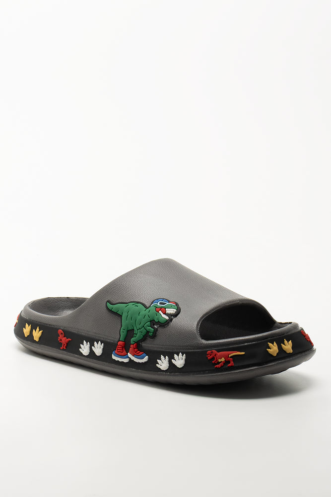 Pop It Slides Dark Grey