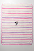 Minnie Mouse Stripe Blanket Pink (2)