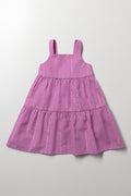 A-Line Bow Dress Lilac