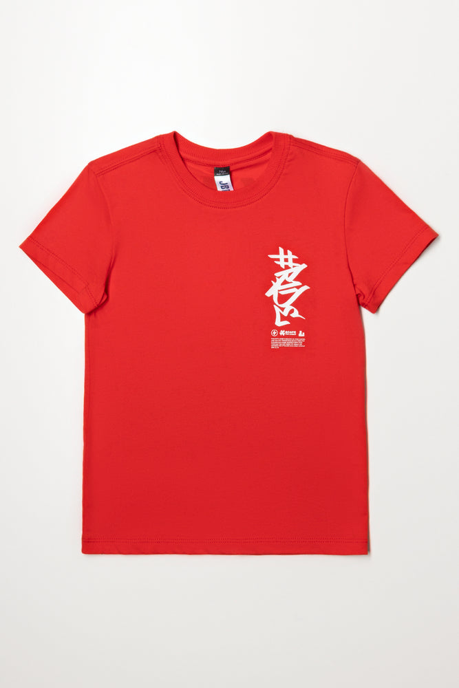Skate Short Sleeve T-Shirt Red