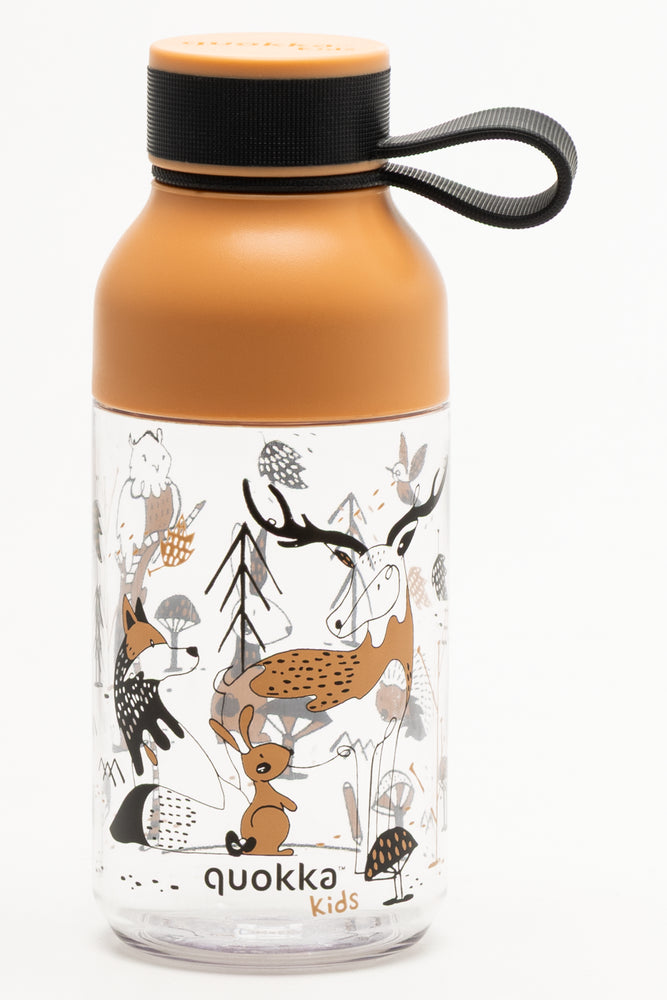 Quokka Kids Ecozen Ice Bottle With Strap Natural 430ml