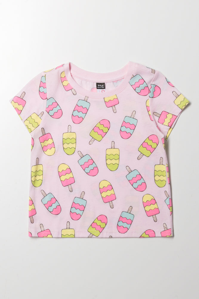 Ice Cream T-Shirt Light Pink