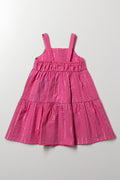 A-Line Dress Pink (2)