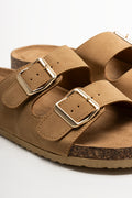 Double Strap Sandals Natural (1)