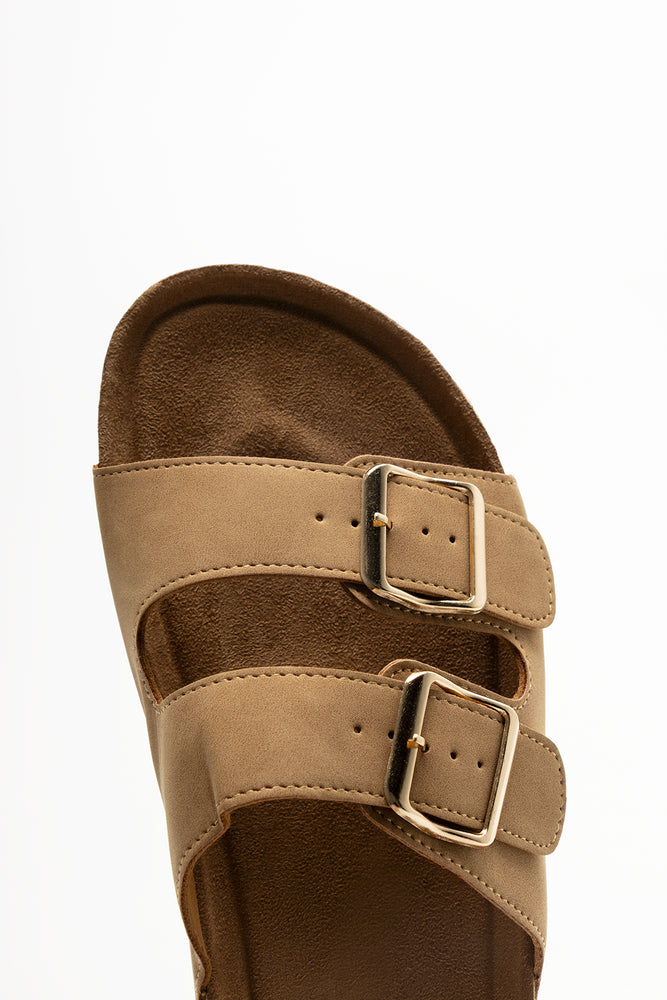 Double Strap Sandals Natural (3)