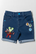 Avengers Denim Shorts Blue