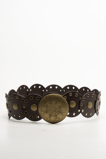 Coin Belt Brown