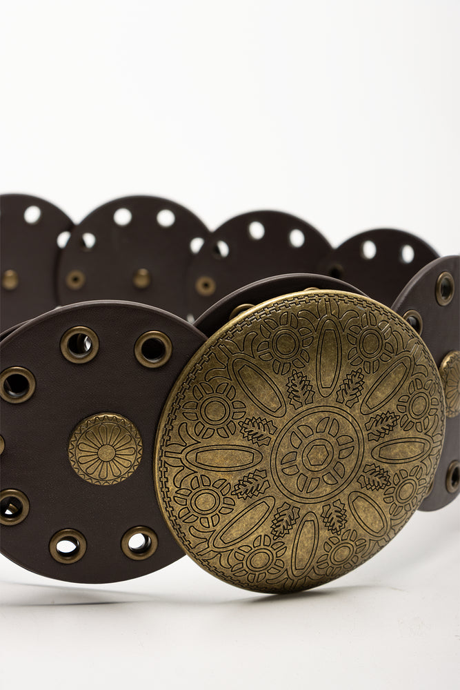 Coin Belt Brown