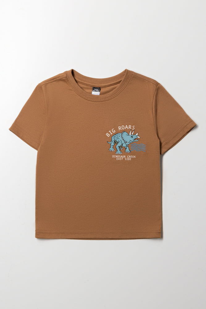 Short Sleeve T-Shirt Brown