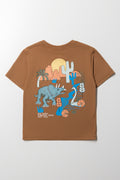 Short Sleeve T-Shirt Brown (2)