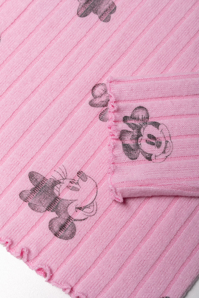 Minnie Mouse Pyjama Set Pink (1)