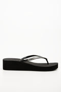 Platform Flip Flop Black (1)