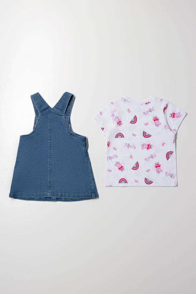 Peppa Pig Embroidered Pinni Blue (3)