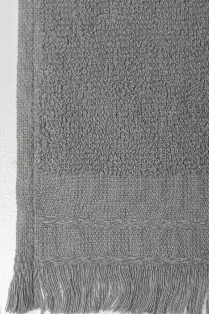 Fringed Guest Towel Grey