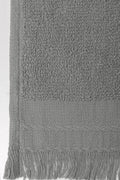 Fringed Guest Towel Grey (1)