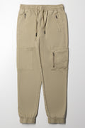 Zip Pocket Cargo Pants Natural