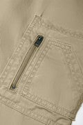 Zip Pocket Cargo Pants Natural (1)