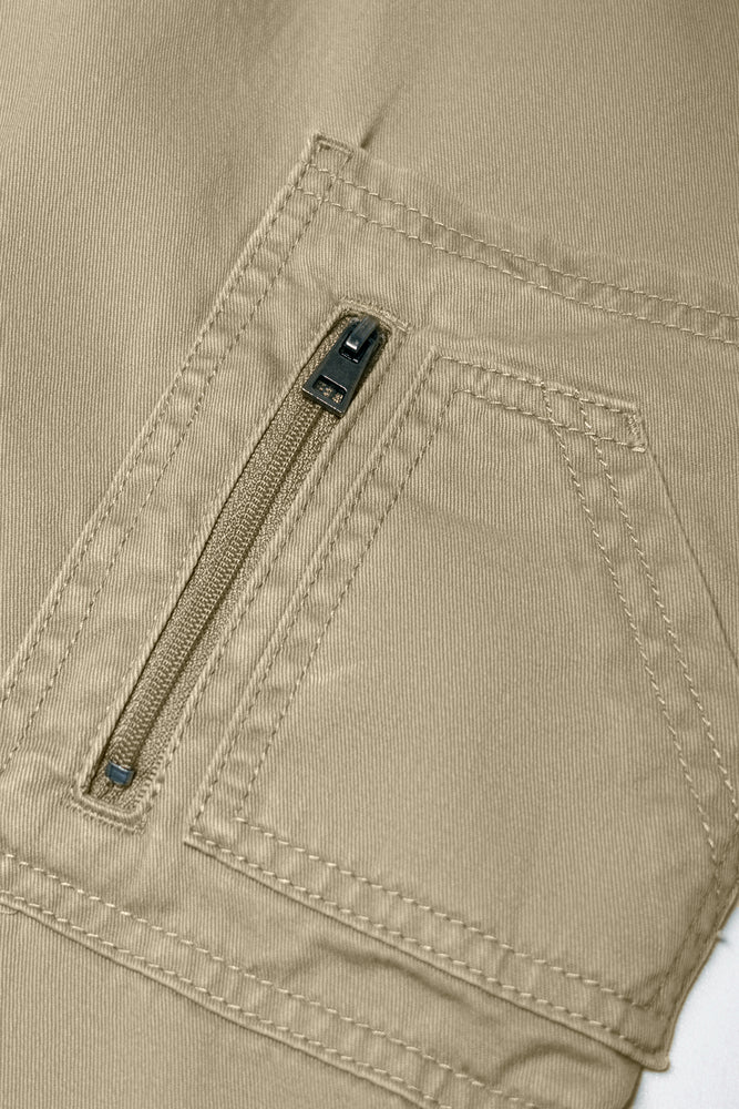 Zip Pocket Cargo Pants Natural (1)