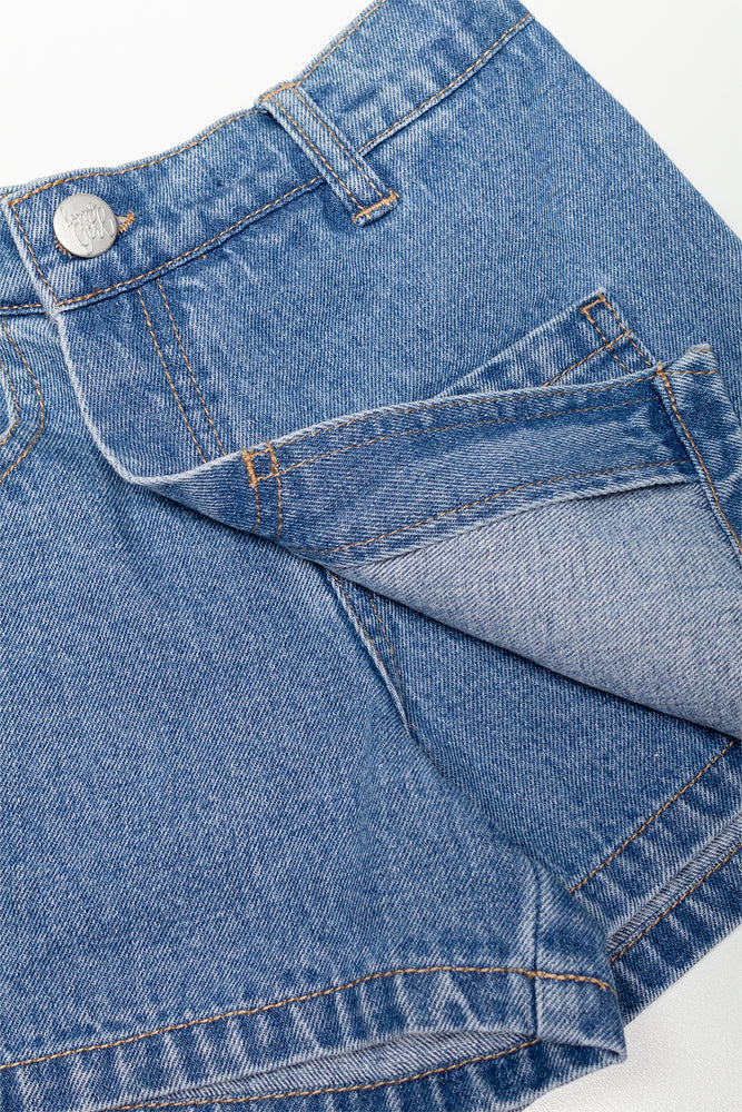 Denim Skort Blue