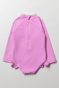 Paw Patrol Long Sleeve Swimsuit Pink (3)