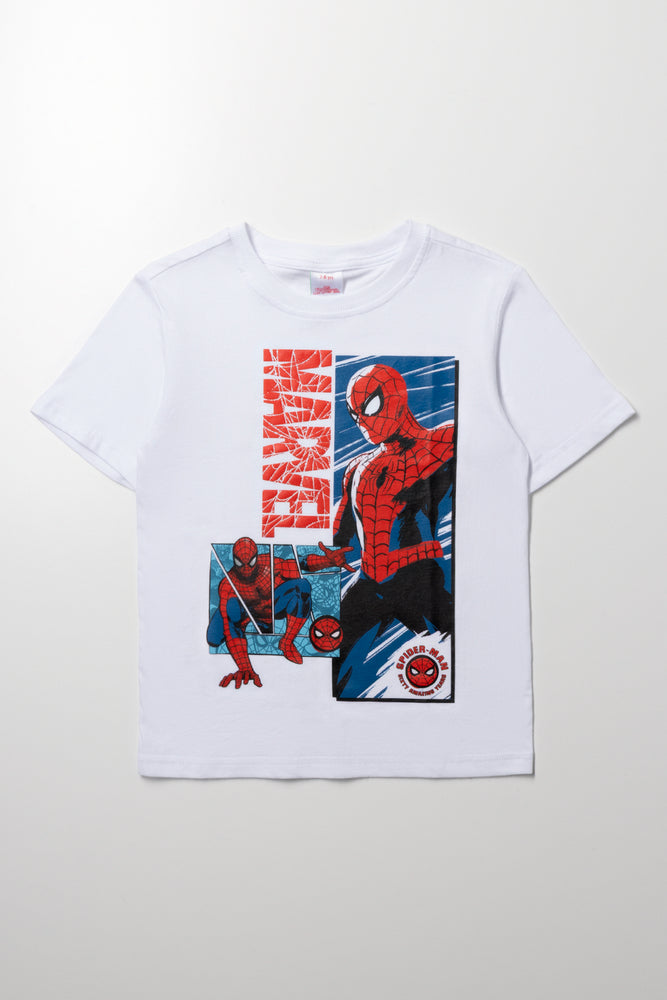 Spider-Man Short Sleeve T-Shirt White