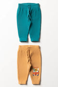 2 Pack Track Pants Blue And Natural