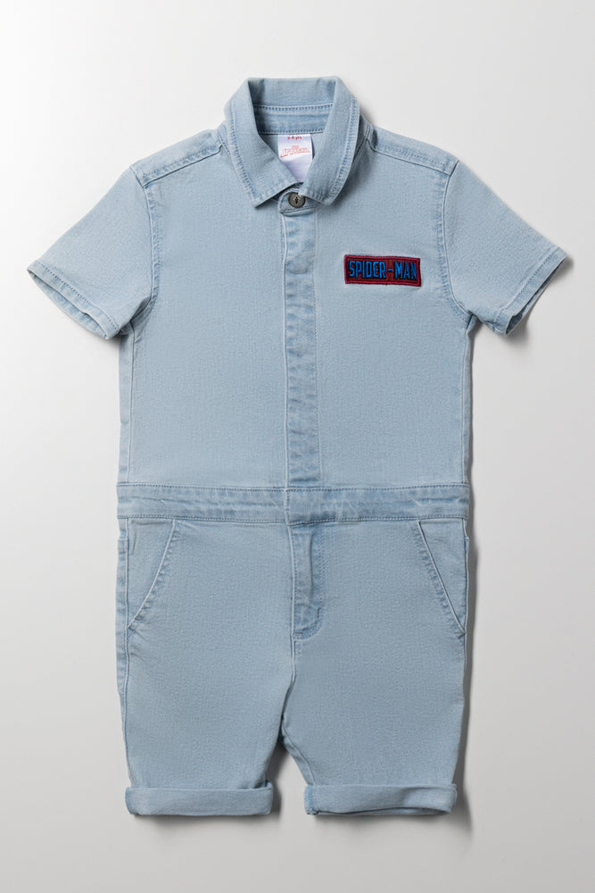 Spider-Man Denim Boilersuit Blue